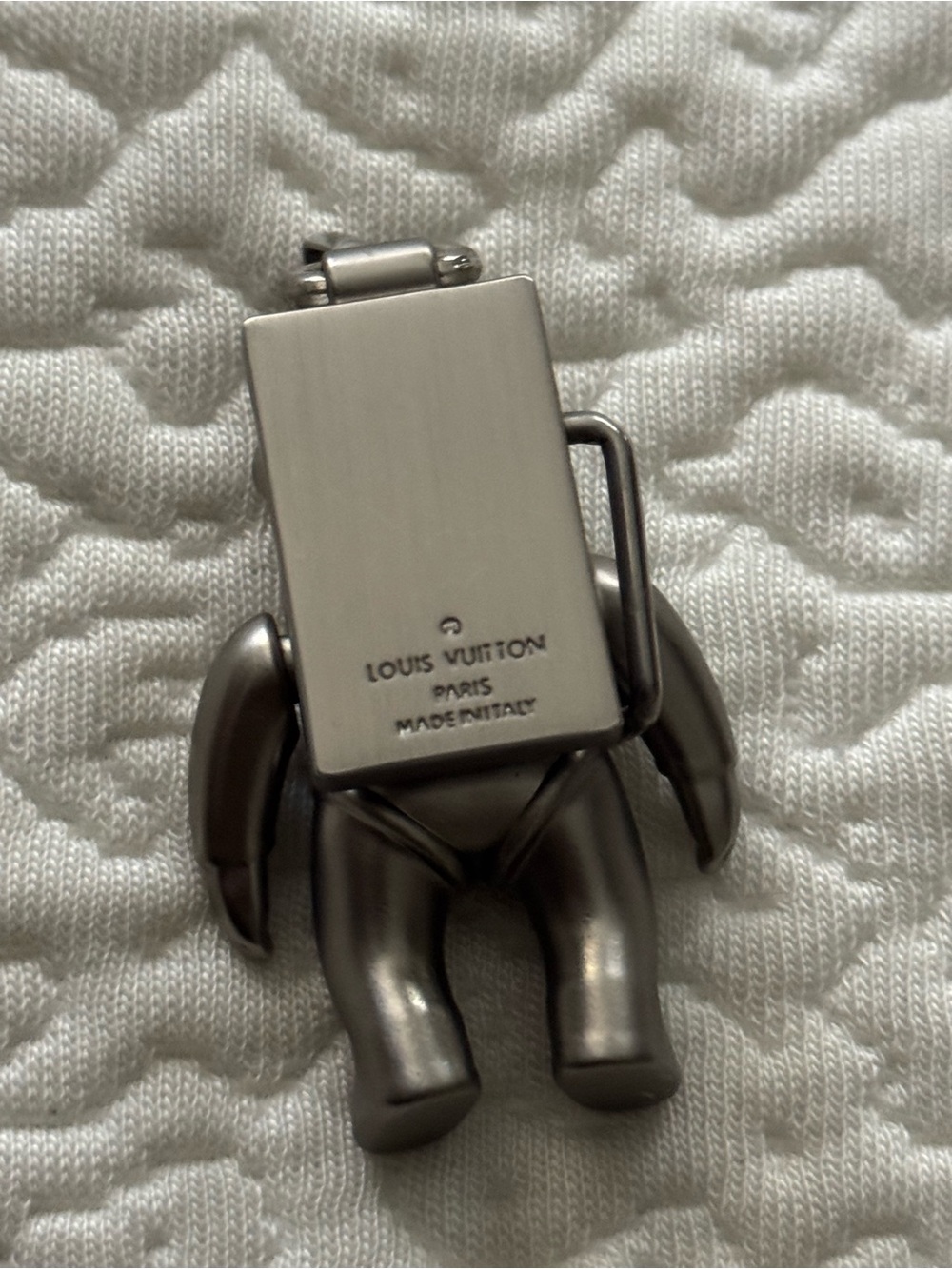 Louis Vuitton Silver-tone Astronaut Charm Pendant - Picture 3 of 4